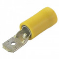 6.0mm Cable Terminal (Per 100) Yellow Male
